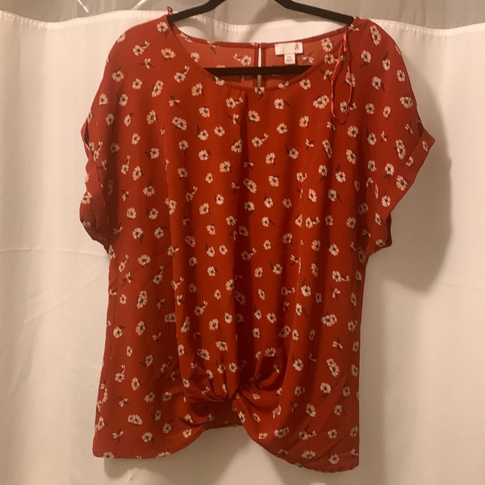 XXL floral blouse